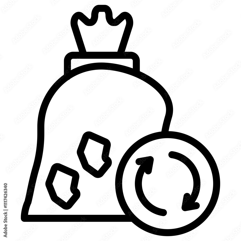 Garbage Bag Icon Garbage Bag Icon