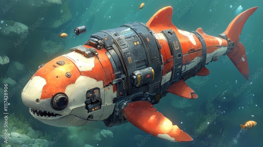 Mechanical Shark in the Deep Mechanical Shark in the Deep