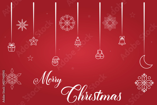 Christmas template, background, greeting card. Christmas Template, banner design.