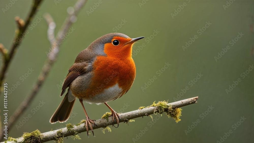 robin in the snows-Generated AI robin in the snows-Generated AI