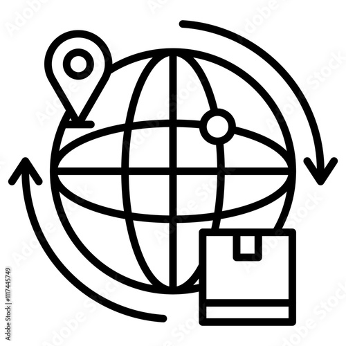 Worldwide Shipping Icon