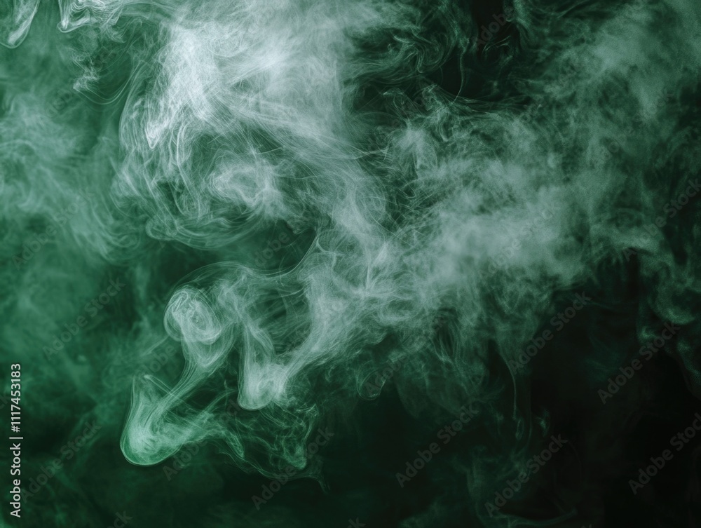 Obraz premium Smoking effects on environment, air quality issue