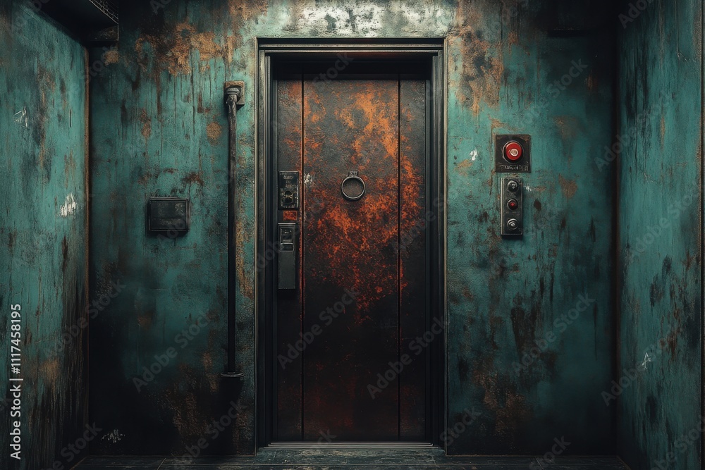 old wooden door old wooden door