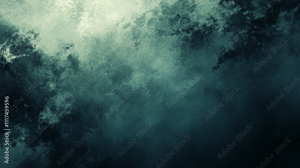 Abstract green and black textured background with soft brush strokes Abstract green and black textured background with soft brush strokes
