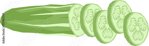 Konstfotografi Fresh Vegetables Illustration