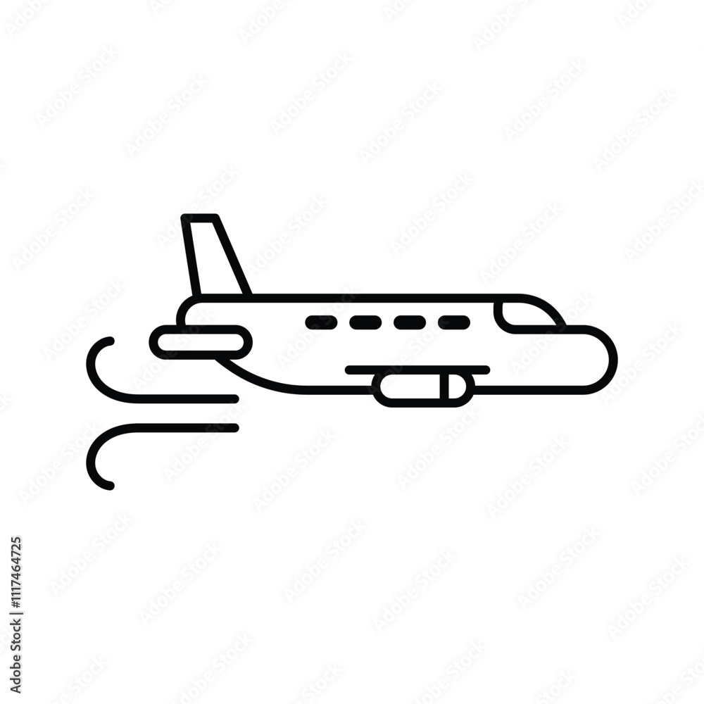 Private jet icon logo design silhouette template isolated Private jet icon logo design silhouette template isolated