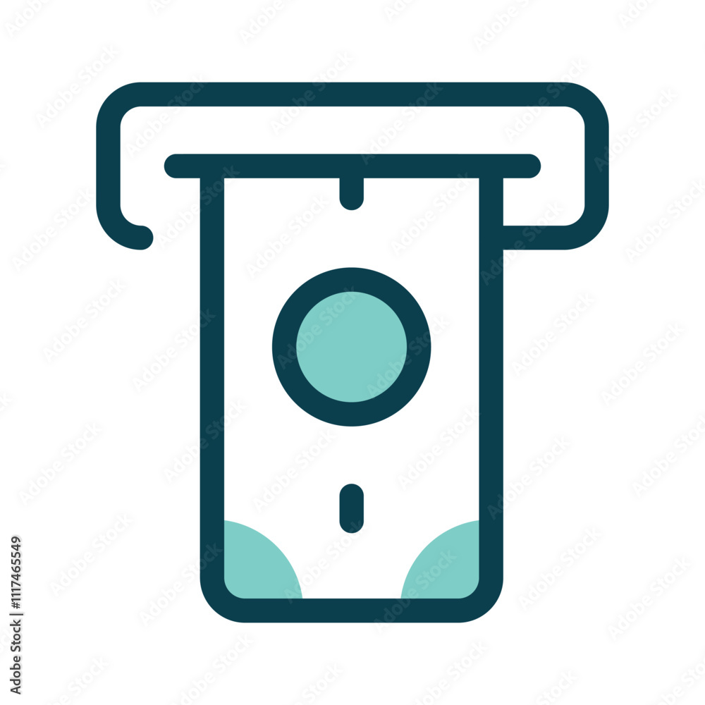 An ATM slot, symbolizing cash withdrawal or transactions An ATM slot, symbolizing cash withdrawal or transactions