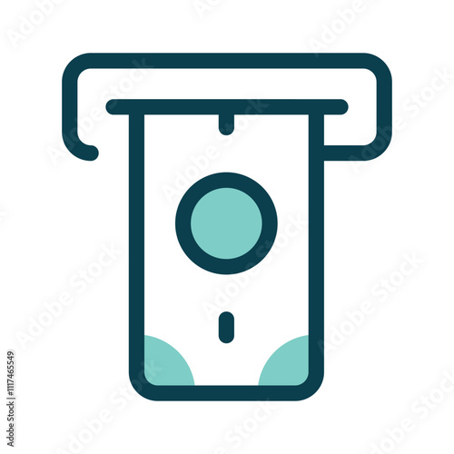 An ATM slot, symbolizing cash withdrawal or transactions