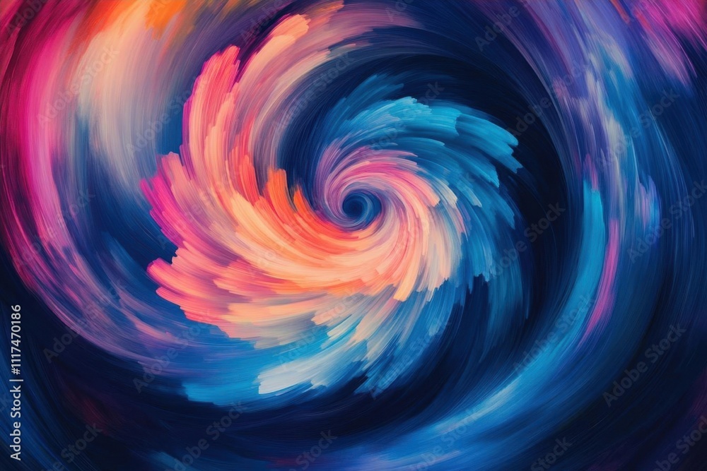 A vibrant, swirling abstract design with bright colors and motion. A vibrant, swirling abstract design with bright colors and motion.