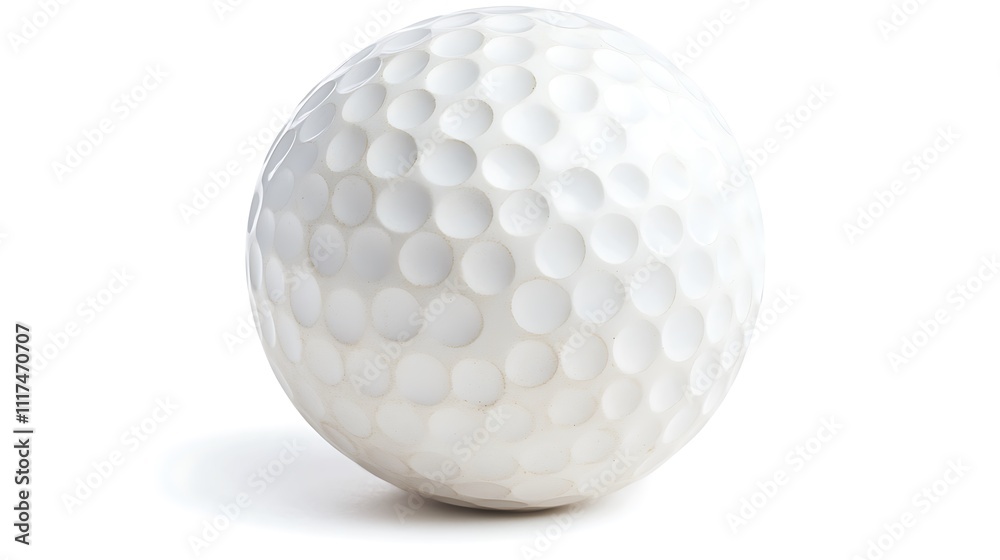 Close-Up of a White Golf Ball Close-Up of a White Golf Ball