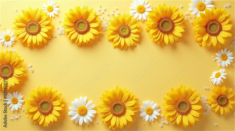 a playful arrangement of sunflowers and daisies 1 a playful arrangement of sunflowers and daisies 1