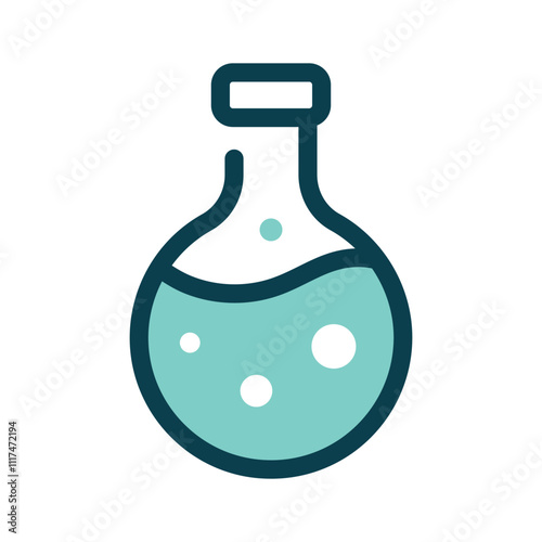 A lab flask, representing innovation in business or finance