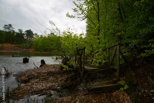 Yalova forest and bottomless lake photo