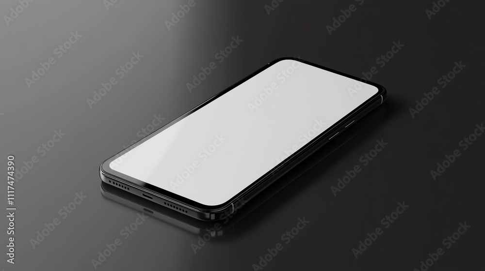 The latest smartphone screen mockup features a modern UI/UX design, rendered against a clean and minimalist background to highlight the interface details The latest smartphone screen mockup features a modern UI/UX design, rendered against a clean and minimalist background to highlight the interface details