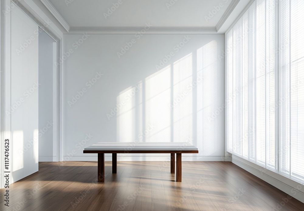 Simple and functional meeting room design, featuring minimalist furniture and neutral tones, creating a professional and efficient environment for business discussions and collaboration. Simple and functional meeting room design, featuring minimalist furniture and neutral tones, creating a professional and efficient environment for business discussions and collaboration.