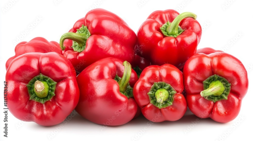 Vibrant Red Bell Peppers: A Fresh, Healthy, and Delicious Food Vibrant Red Bell Peppers: A Fresh, Healthy, and Delicious Food