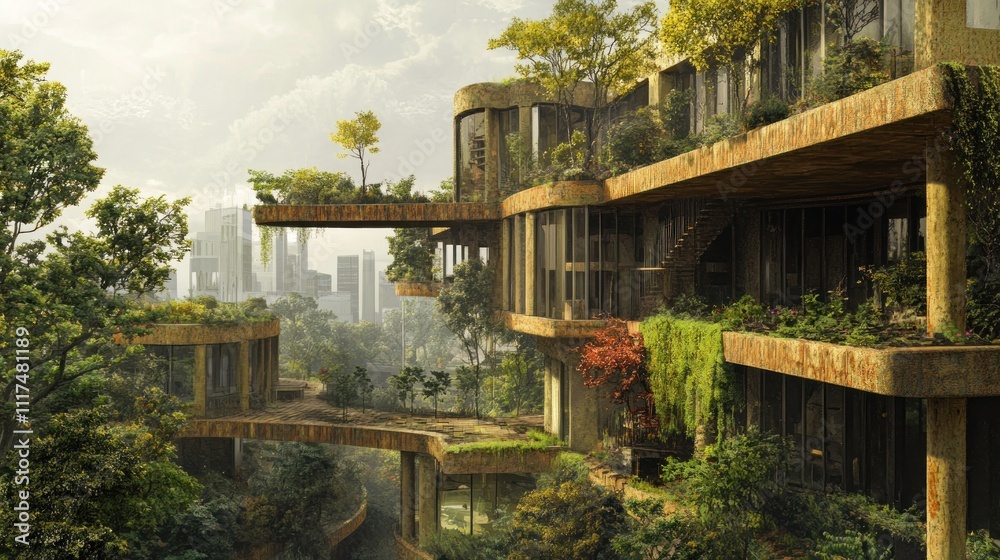 Overgrown Urban Architecture Overgrown Urban Architecture