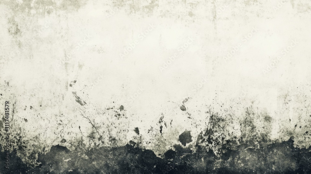 Fototapeta premium Aged Concrete Wall Texture - Grunge Background