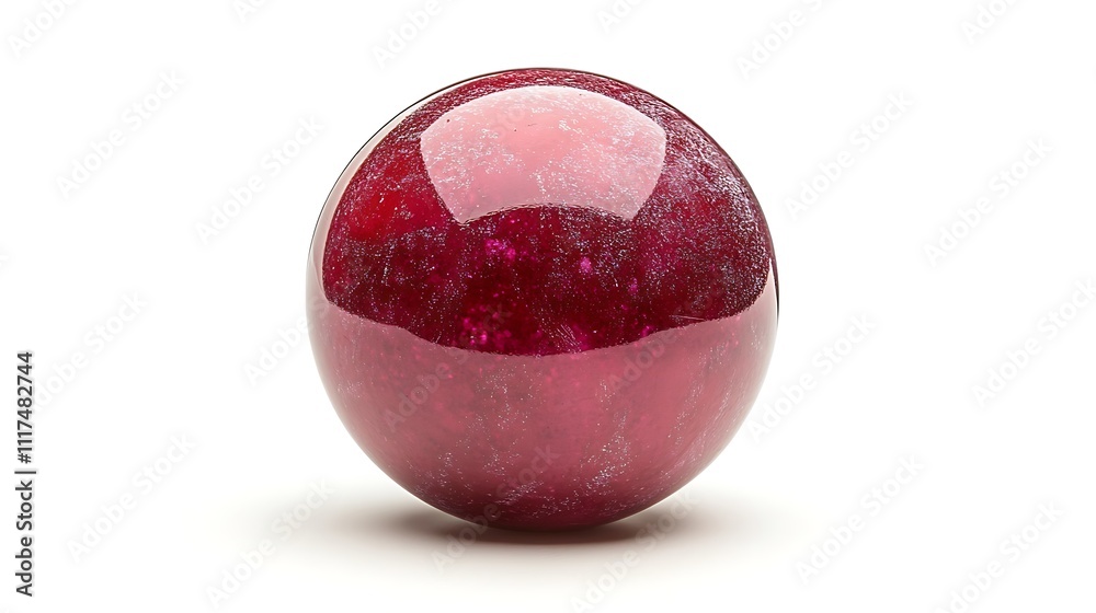 Fototapeta premium Shiny Red Glass Ball