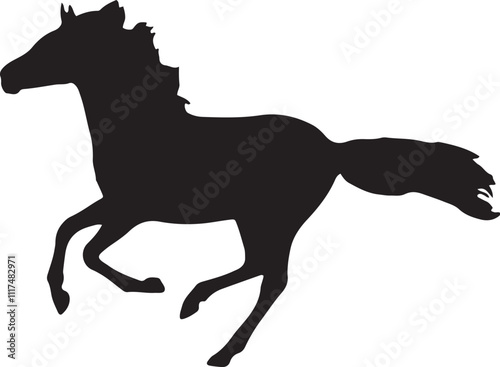 Vector Silhouette Collection: Clean and Bold Designs set of horses