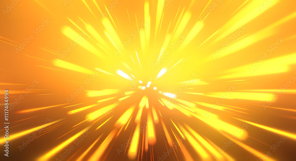 Starburst Light Background in Yellow and Orange Starburst Light Background in Yellow and Orange