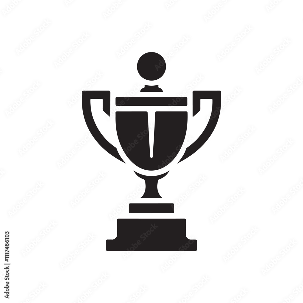 Vector Sports Trophy Icon for Digital Graphics and Logos Vector Sports Trophy Icon for Digital Graphics and Logos