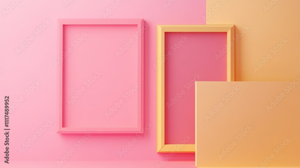 Vibrant Frames for Art Selection in DIY Projects