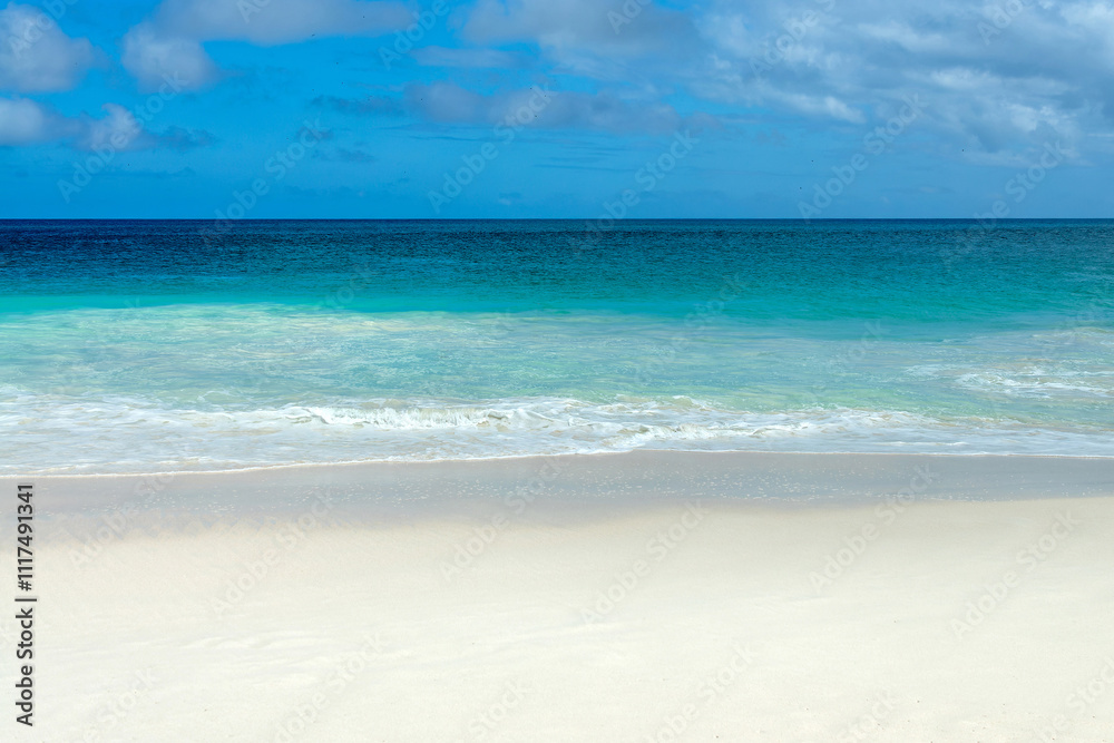 Perfect idyllic tropical beach, Anse Georgette in Praslin island, Seychelles Perfect idyllic tropical beach, Anse Georgette in Praslin island, Seychelles