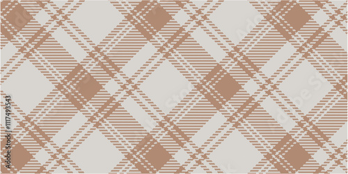 Vector checkered pattern. Tartan, textured seamless twill for flannel shirts, duvet covers, other autumn winter textile mills. Vector Format