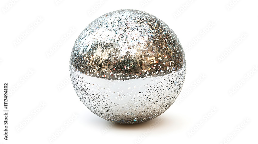 Shiny Silver Christmas Ornament Shiny Silver Christmas Ornament