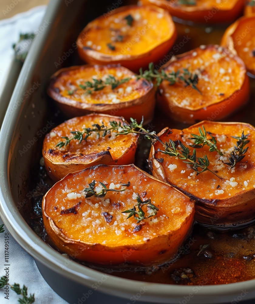 Roasted Butternut Squash with Thyme and Garlic Roasted Butternut Squash with Thyme and Garlic