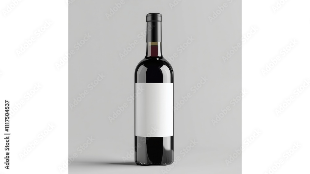 The mock up template of wine, A masterpiece of taste and sophistication. Elegant red wine bottle studio setting product photography minimalist background close-up view luxury concept for marketing The mock up template of wine, A masterpiece of taste and sophistication. Elegant red wine bottle studio setting product photography minimalist background close-up view luxury concept for marketing