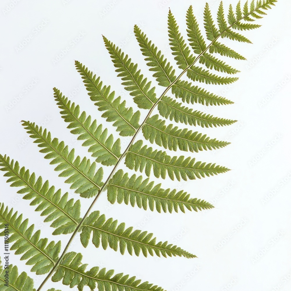A Detailed Close Up View Of A Fern Frond A Detailed Close Up View Of A Fern Frond