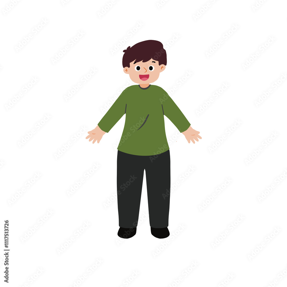 Tiny man character Tiny man character