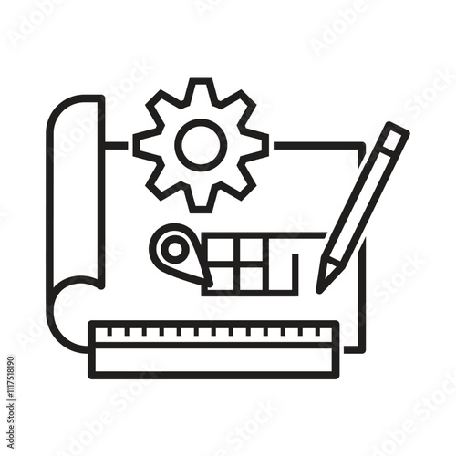 Engineer plan Icon