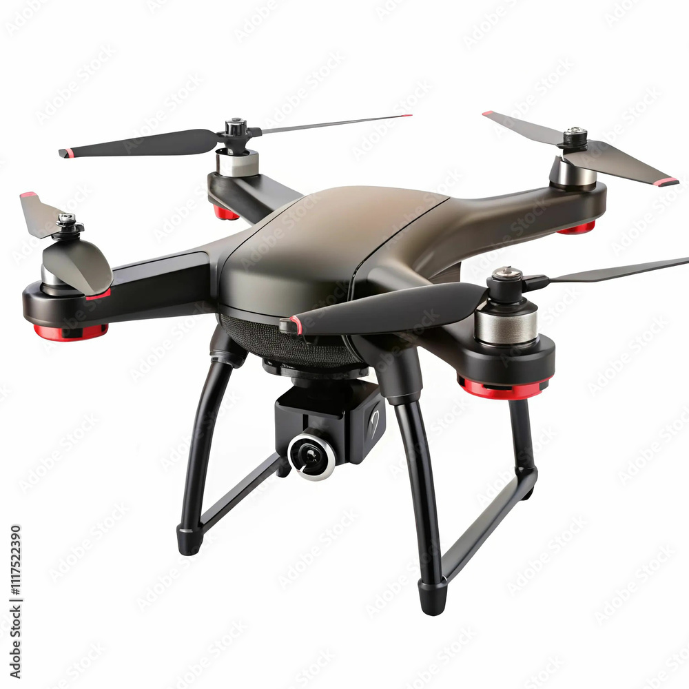 A sleek black drone hovering mid-air, showcasing its compact design, A sleek black drone hovering mid-air, showcasing its compact design,