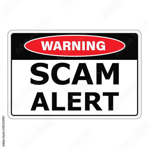 Warning sign scam