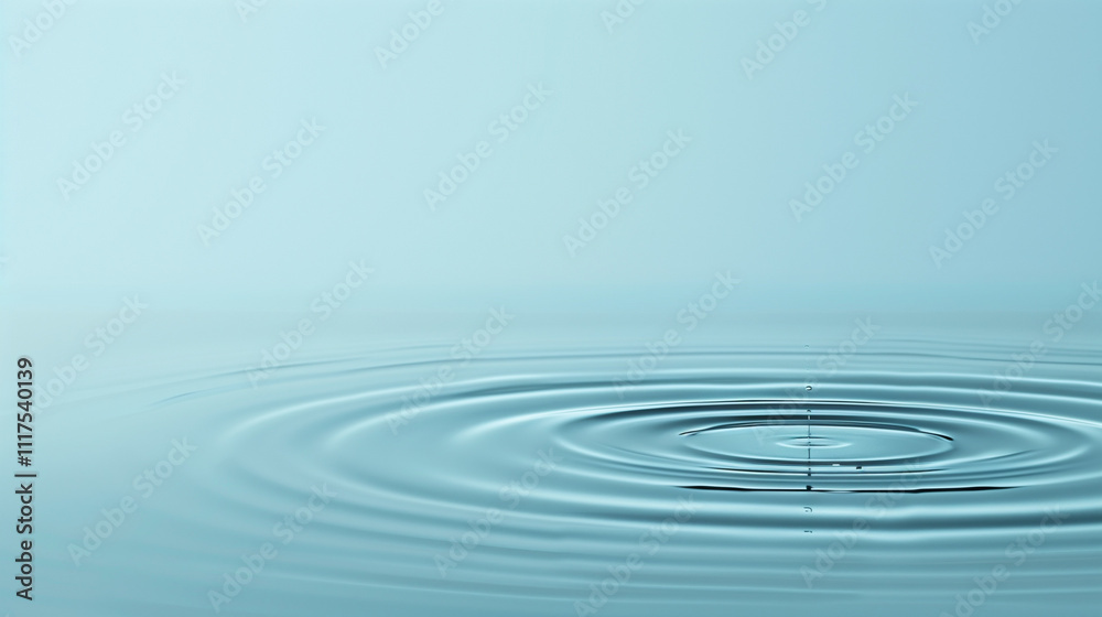 Calm ripples on turquoise water surface Calm ripples on turquoise water surface