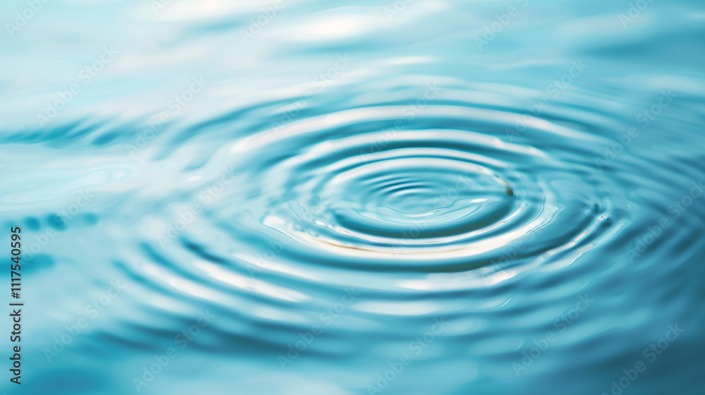 Calm ripples on turquoise water surface Calm ripples on turquoise water surface