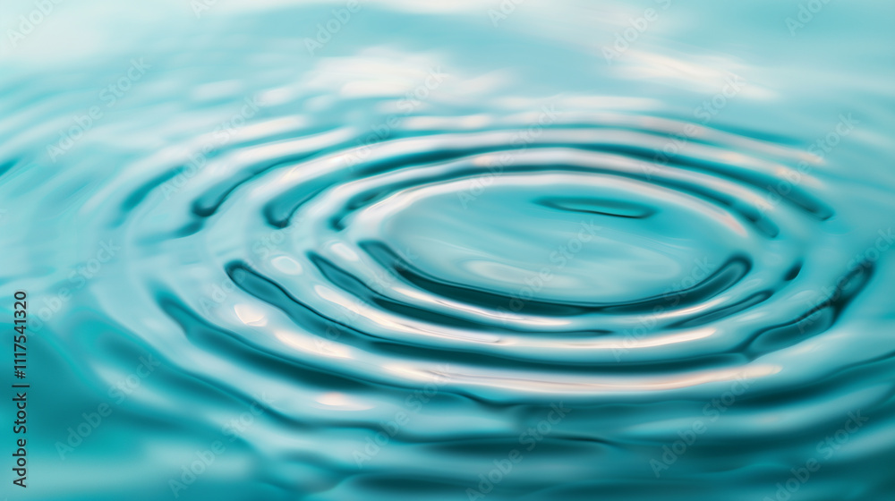 Calm ripples on turquoise water surface Calm ripples on turquoise water surface