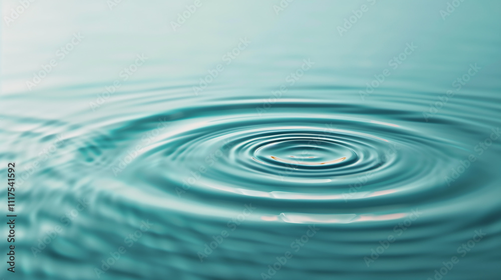 Calm ripples on turquoise water surface Calm ripples on turquoise water surface