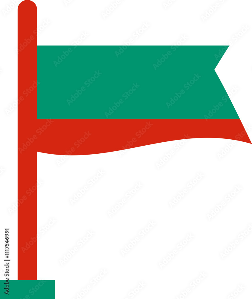 Obraz premium Country flag icon design in shape 