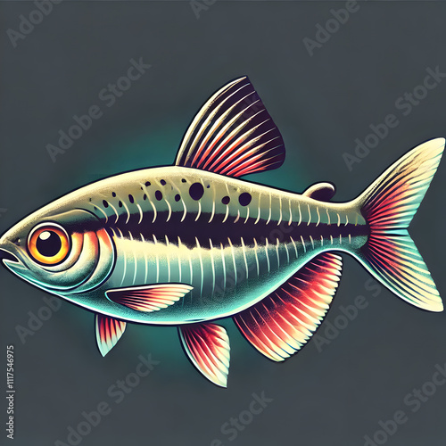 Bucktooth tetra Aquarium Fish photo