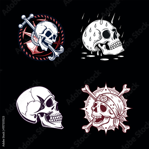 pirate skull and crossbones