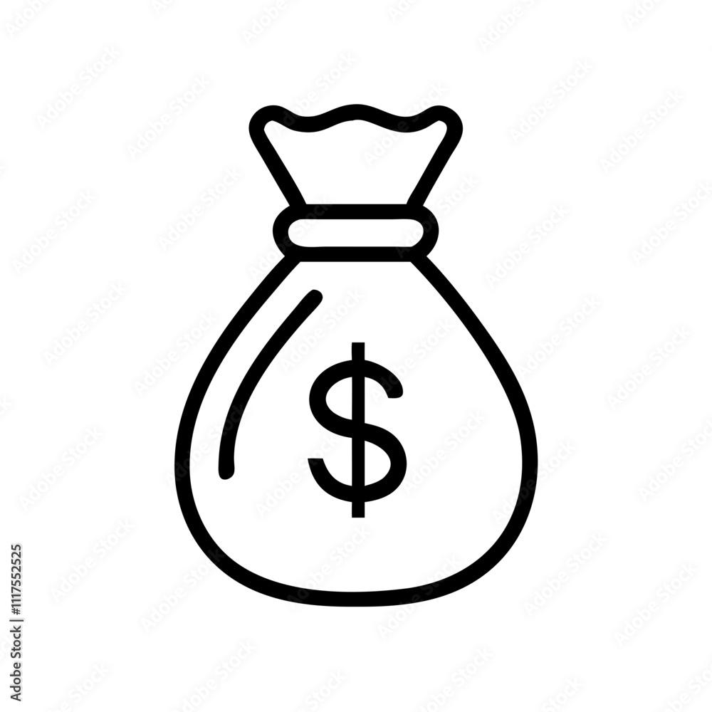 bag with money bag with money