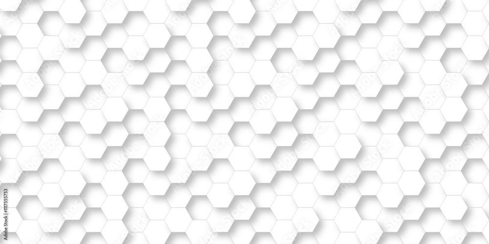 Realistic geometric pattern White Hexagonal Background. Luxury White Pattern. 3D Futuristic abstract honeycomb mosaic white background. geometric mesh cell texture. modern futuristic wallpaper. Realistic geometric pattern White Hexagonal Background. Luxury White Pattern. 3D Futuristic abstract honeycomb mosaic white background. geometric mesh cell texture. modern futuristic wallpaper.