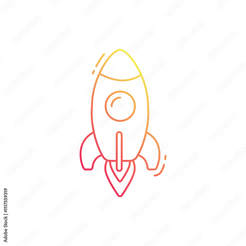 Rocket vector icon Rocket vector icon