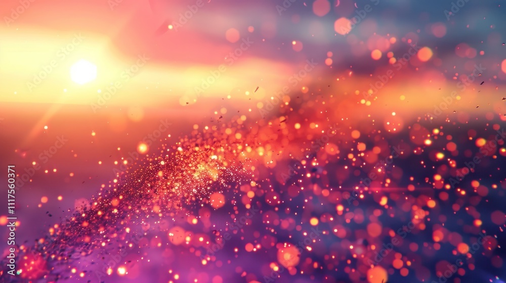 Mesmerizing celestial sparks and shimmering particles ignite the enchanting cosmic backdrop creating a magical and ethereal visual experience This image evokes a sense of wonder and mystery Mesmerizing celestial sparks and shimmering particles ignite the enchanting cosmic backdrop creating a magical and ethereal visual experience This image evokes a sense of wonder and mystery