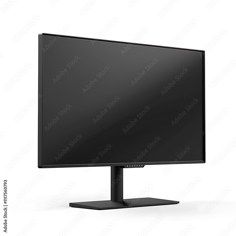 Monitor isolated on white background. 3D rendering. Monitor isolated on white background. 3D rendering.