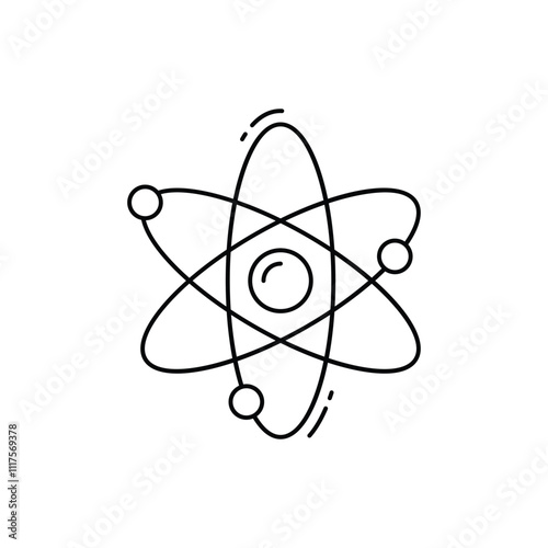 Atom vector icon